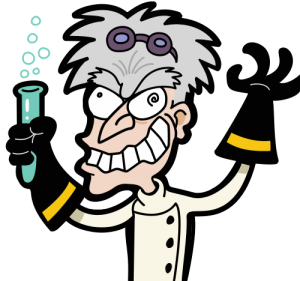 The stereotypical "mad" scientist. From Wikimedia.